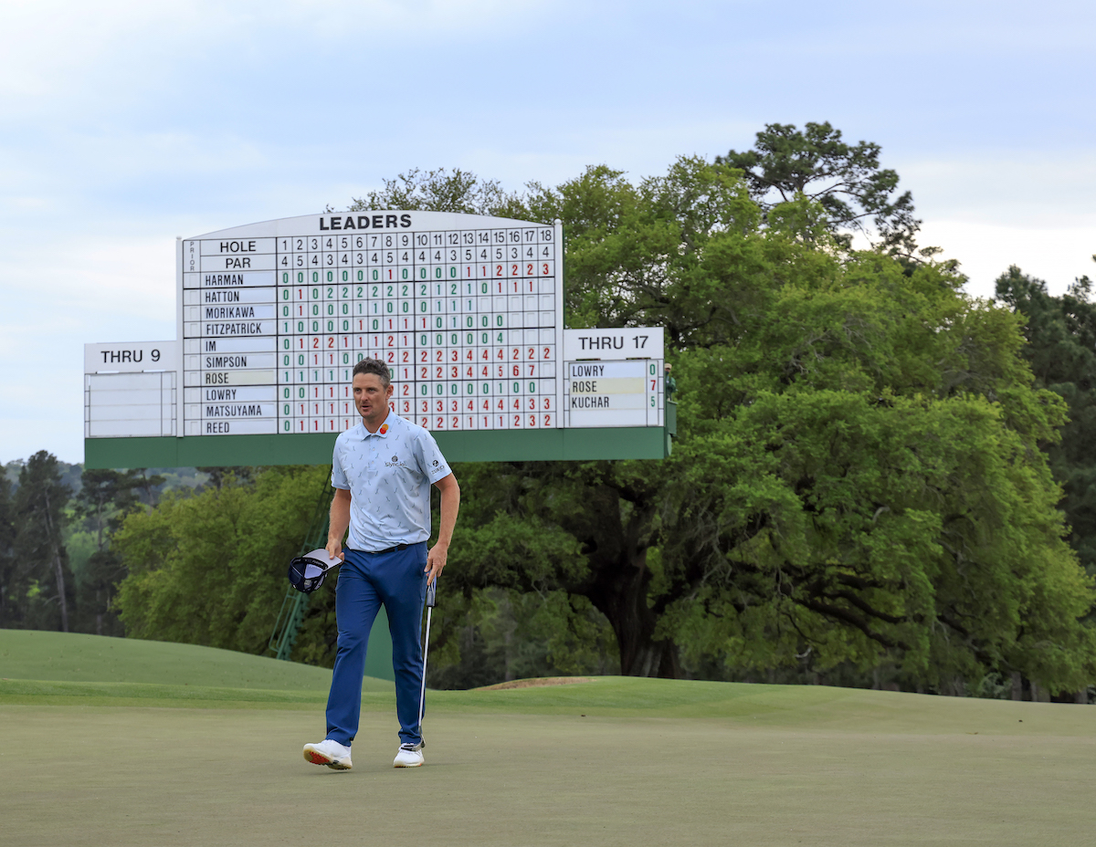 “英國玫瑰”賈斯汀·羅斯·（Justin Rose）打出在大師賽歷史上的單輪最低桿：65桿 一枝獨(dú)秀